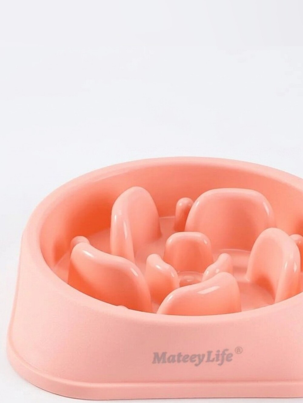 MateeyLife Interactive Slow Feed Pet Bowl - Pink